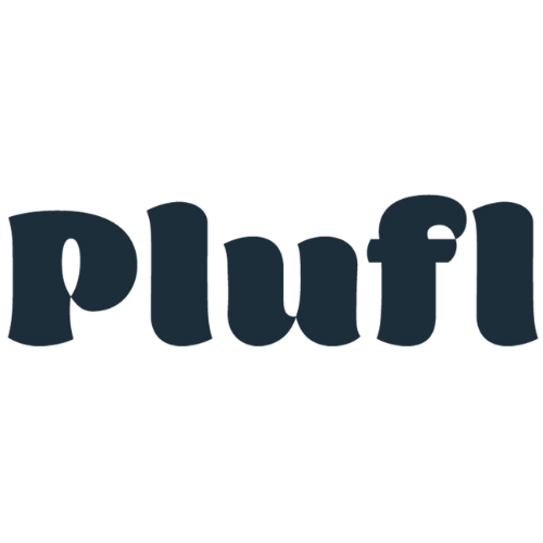 Plufl Logo (as seen on Shartank, Forbes, & Jimmy Fallon)