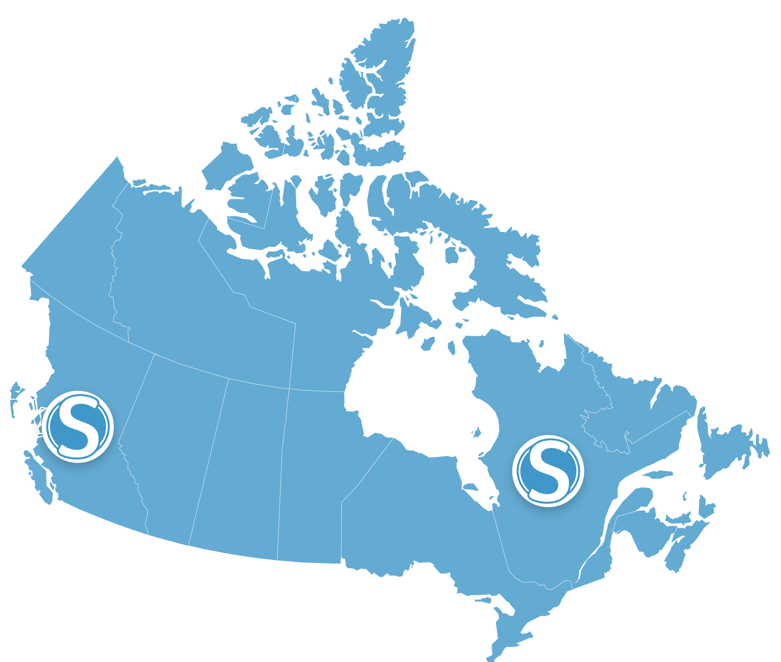 Skyward Financial Services Areas - British Columbia, Quebec, Canada